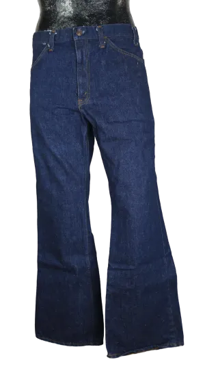 70s JCP Denim Bell Bottoms      w32