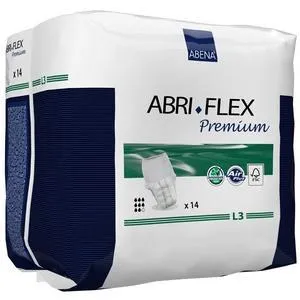 Abena Abri Flex Premium Protective Underwear, Completely Breathable, Overnight, 2400mL Absorbency