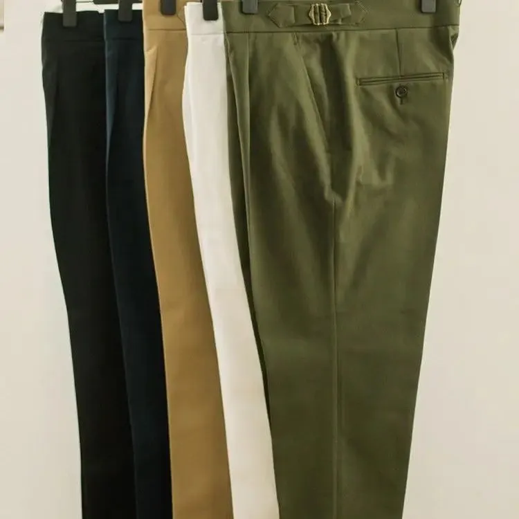 Aidase Casual Suit Pants Men Korean Fashion Slim Classic Harem Pants Vintage Loose Solid Bussiness Blazer Trousers High Quality