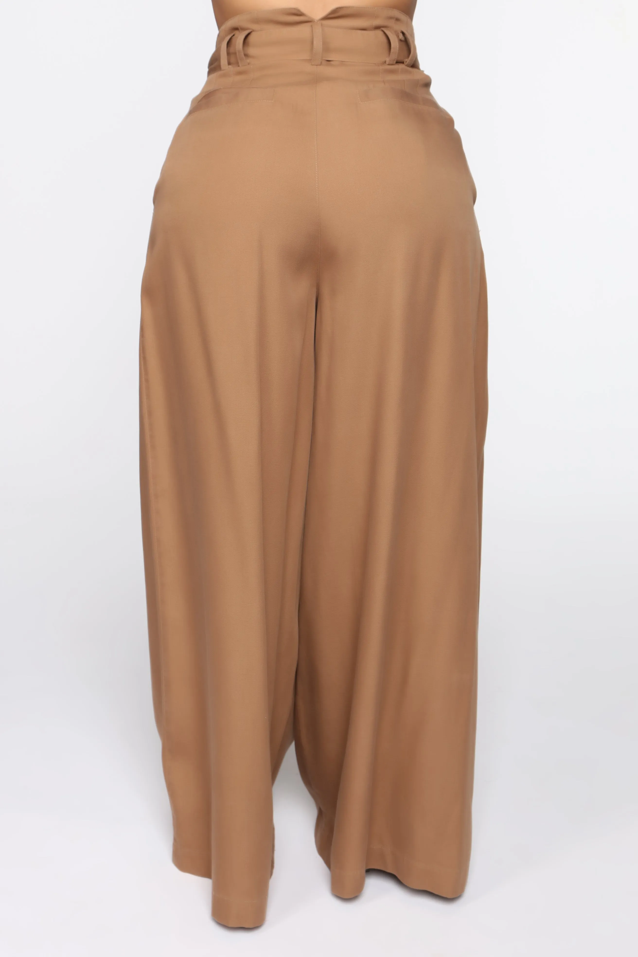 Amelie Palazzo Pant Set - Camel