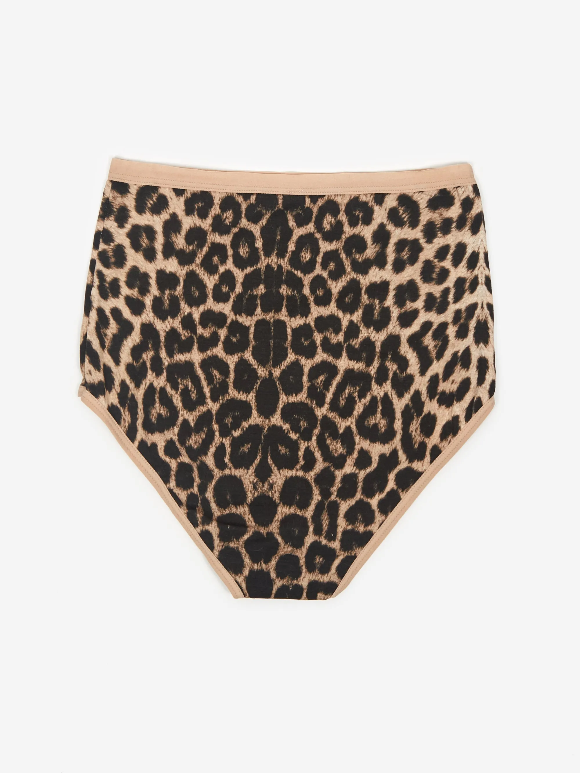 Baserange Highwaist Bell Pants - Leopard