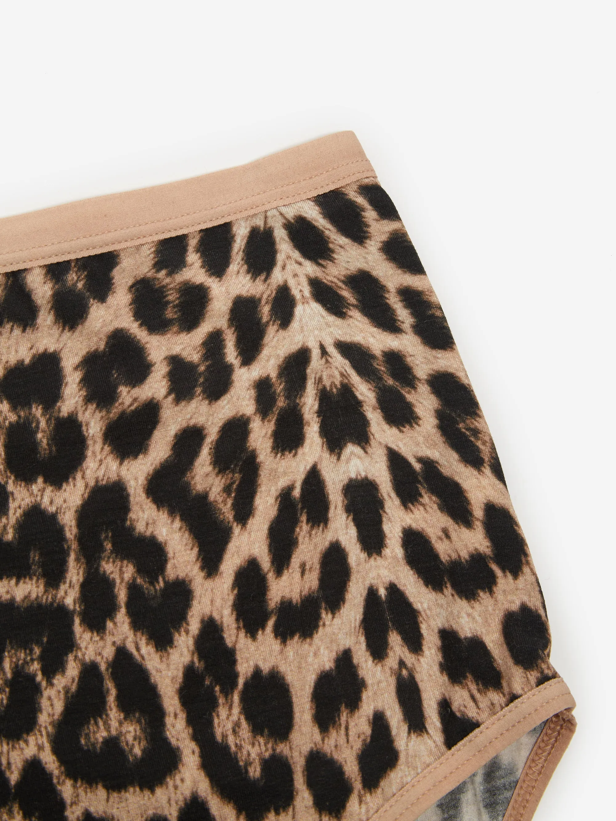Baserange Highwaist Bell Pants - Leopard