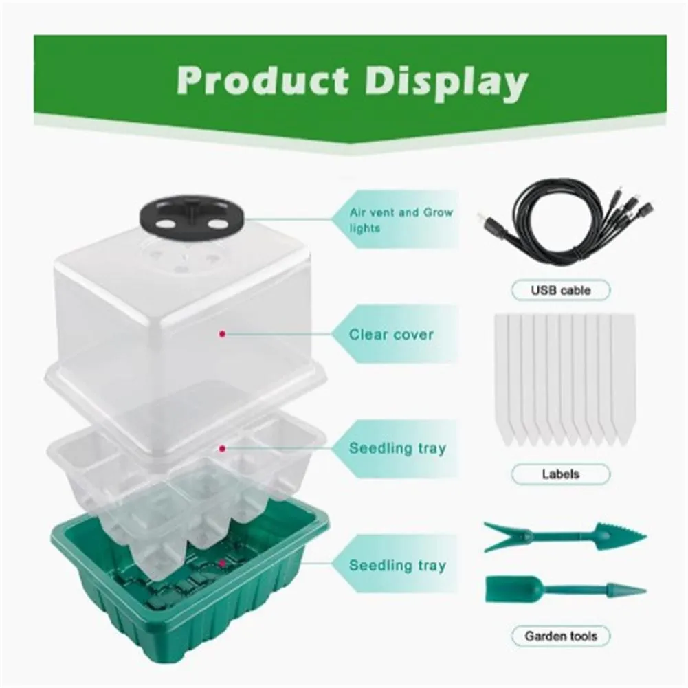 Breathable Seedling Box 6/12-Hole