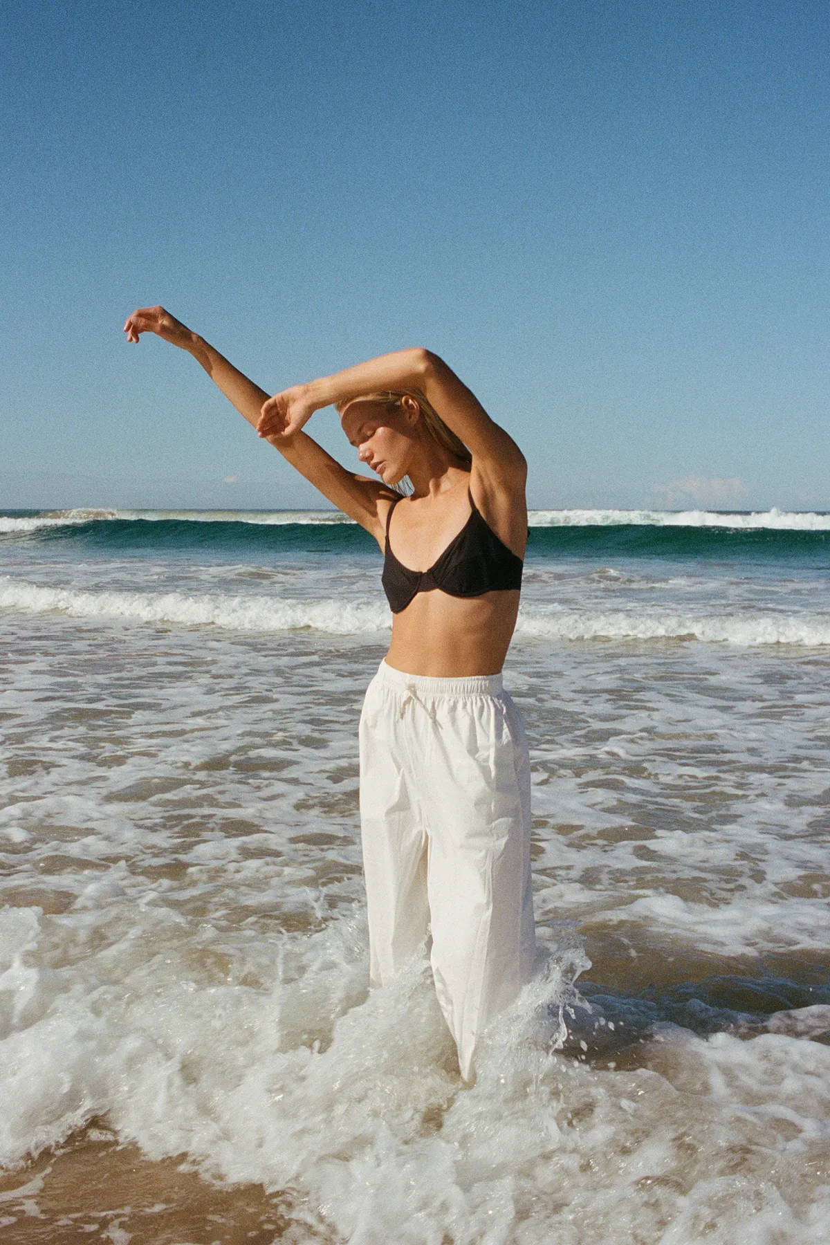 Cotton Poplin Pant - Milk