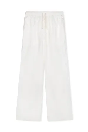 Cotton Poplin Pant - Milk