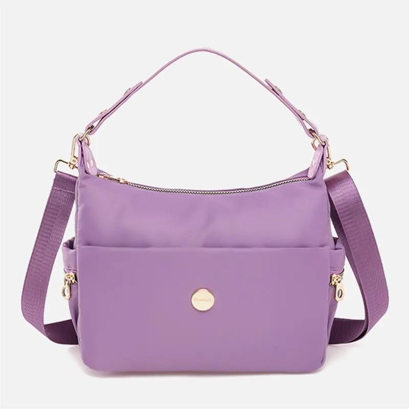 Crossbody Bag for Women Pink Lightweight Multi-Pocket Casual Shopping Handbag