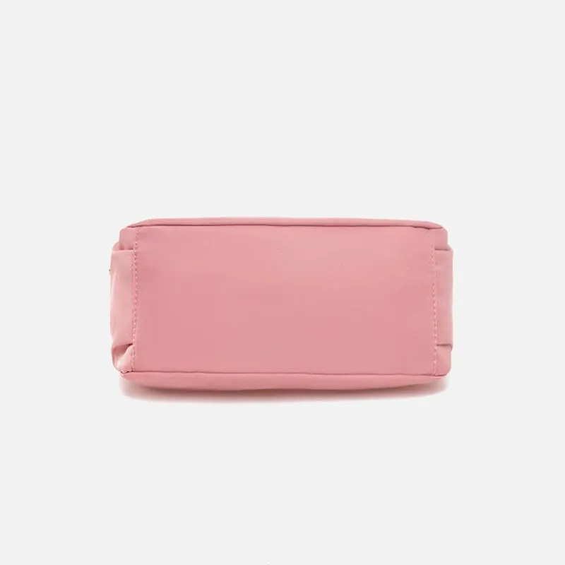Crossbody Bag for Women Pink Lightweight Multi-Pocket Casual Shopping Handbag