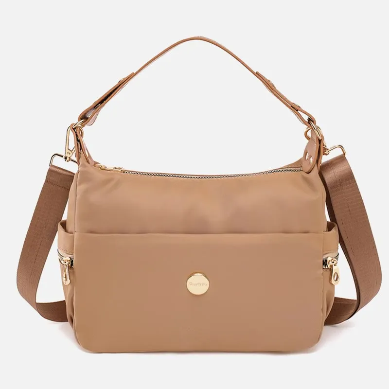 Crossbody Bag for Women Pink Lightweight Multi-Pocket Casual Shopping Handbag