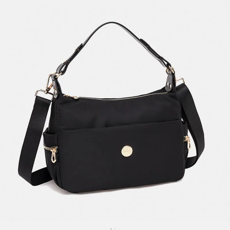 Crossbody Bag for Women Pink Lightweight Multi-Pocket Casual Shopping Handbag