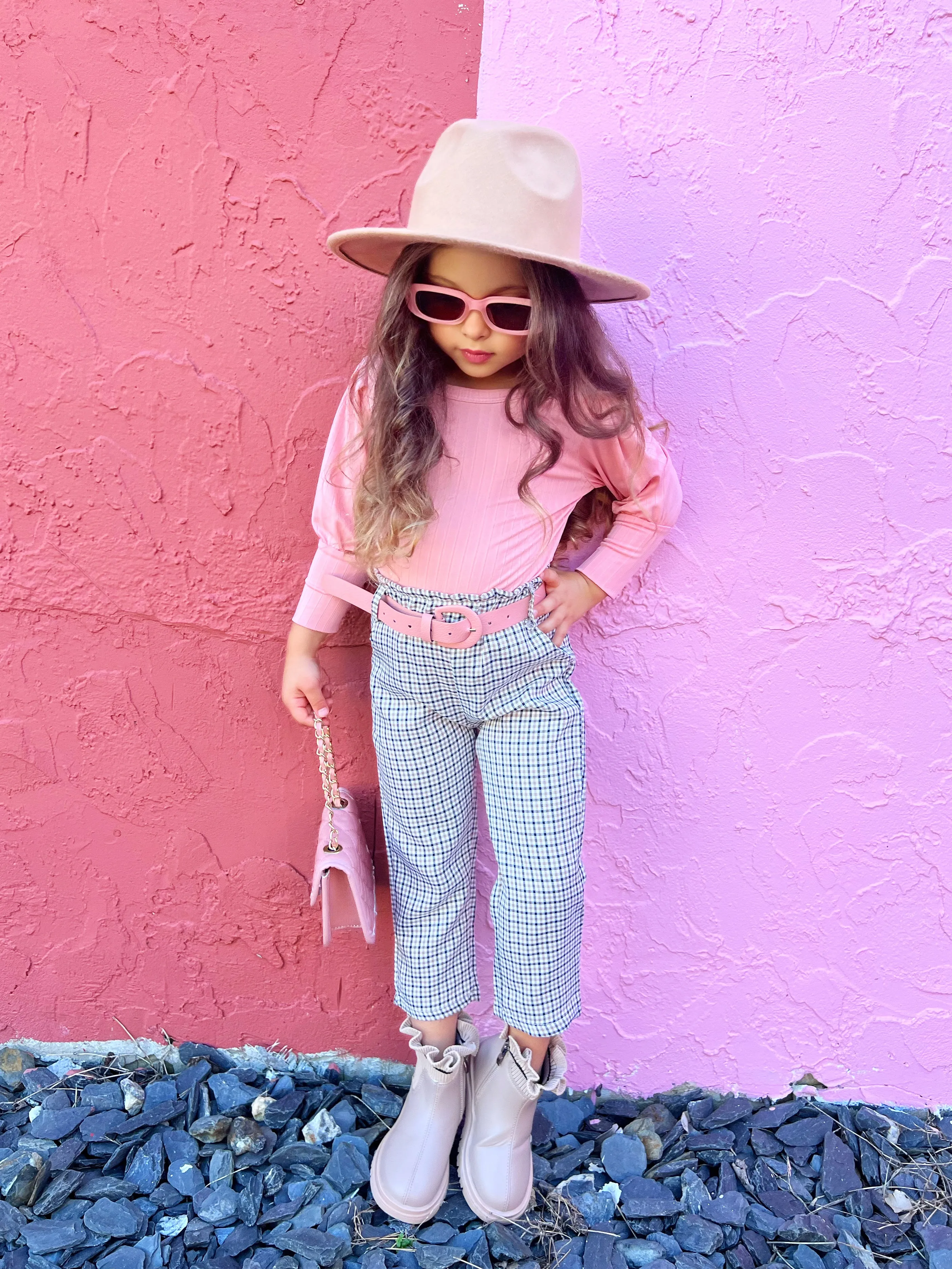 Exceptional Style Belted Pants Set