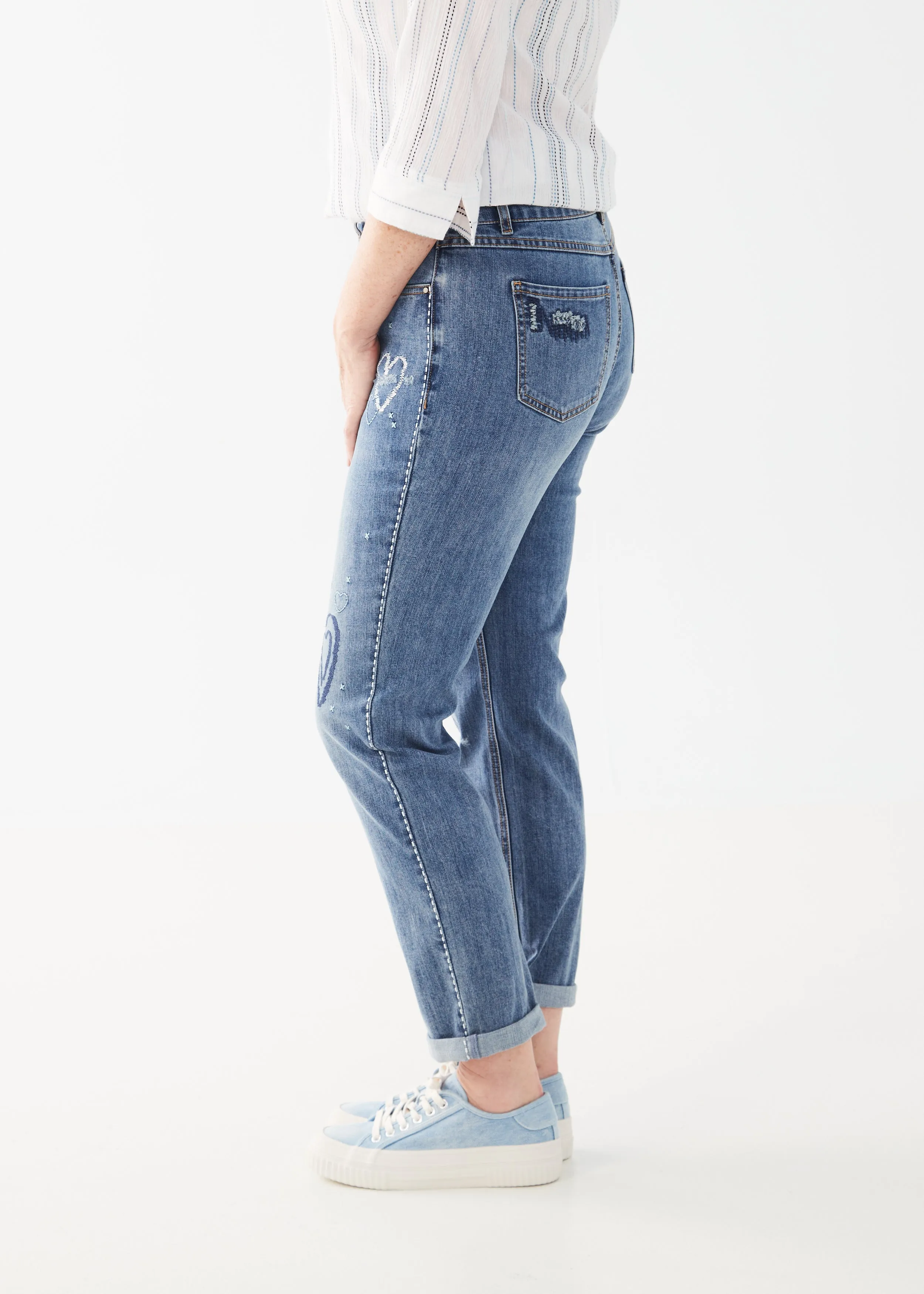 Girlfriend Ankle Jeans