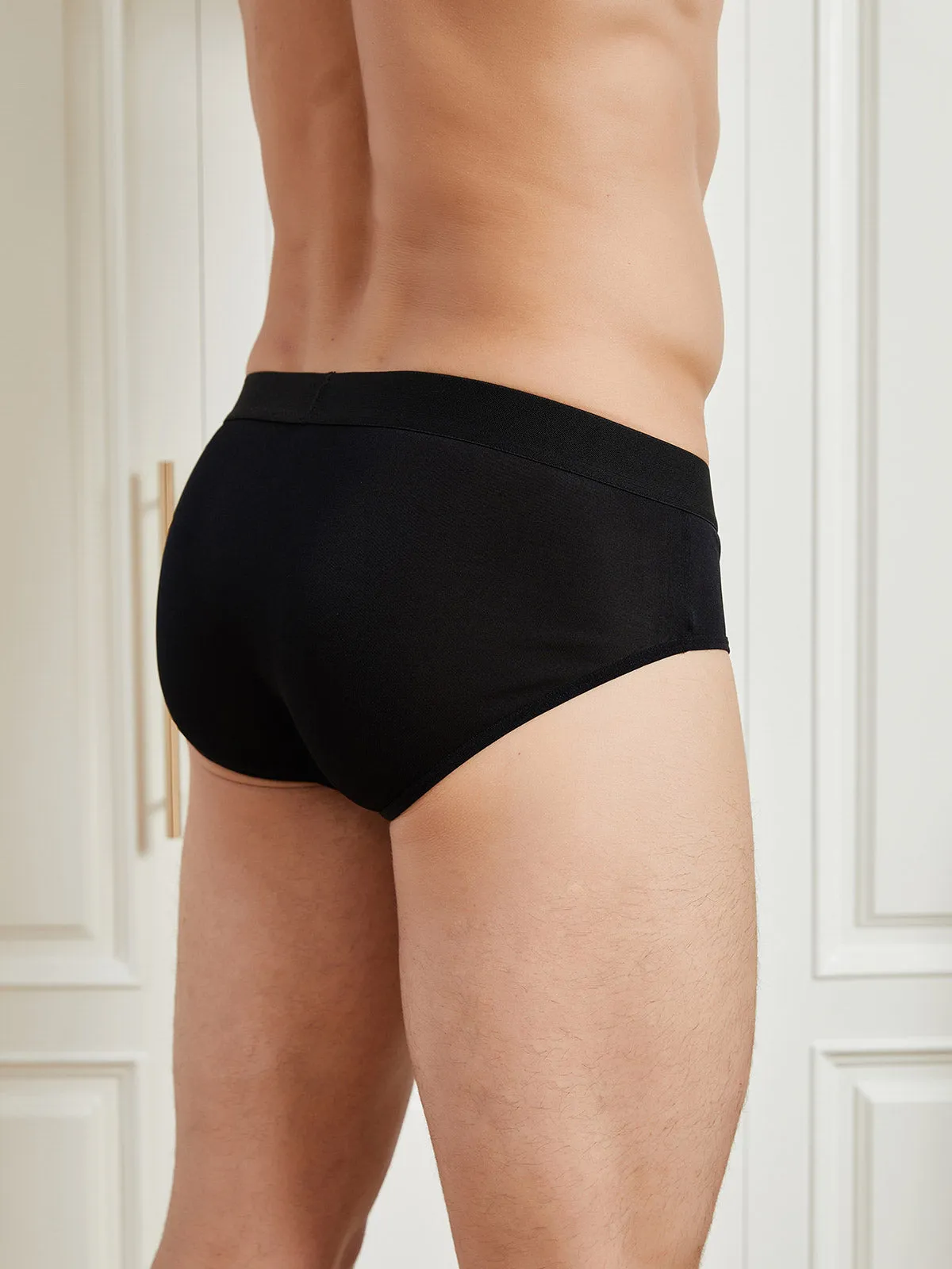 Heren Breathable Zijde Gebreid Ondergoed