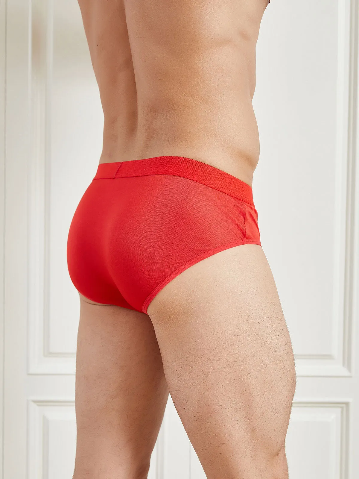 Heren Breathable Zijde Gebreid Ondergoed
