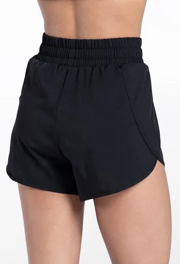 High waist track short