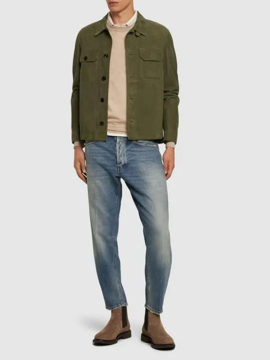 Lardini   Cotton denim jeans 