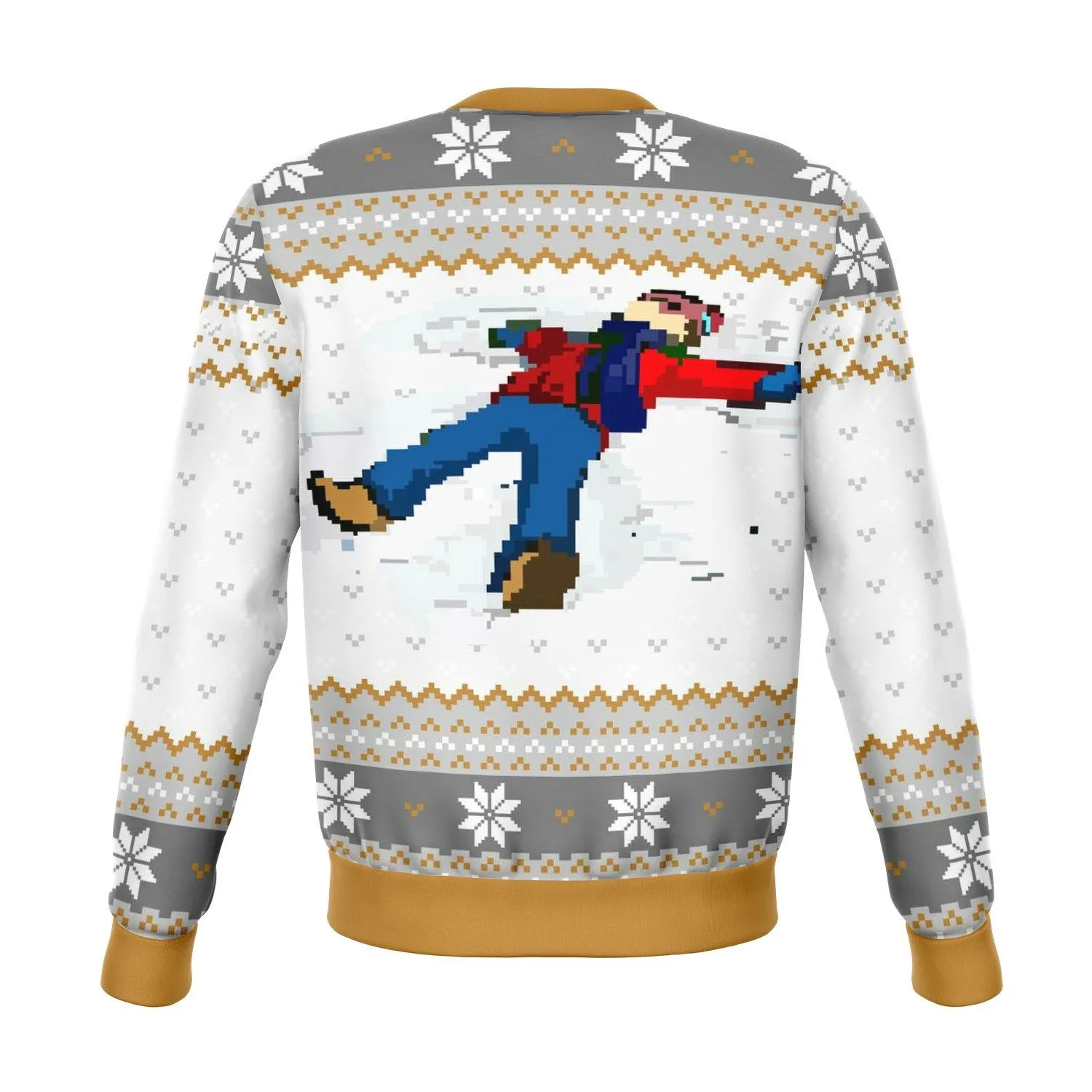 Lets Lie In The Snow And Pretend Dank Ugly Christmas Sweater