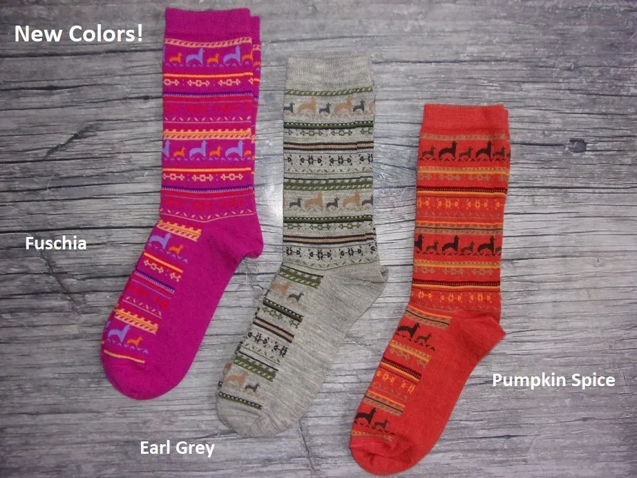 LW Dancing Alpaca Socks