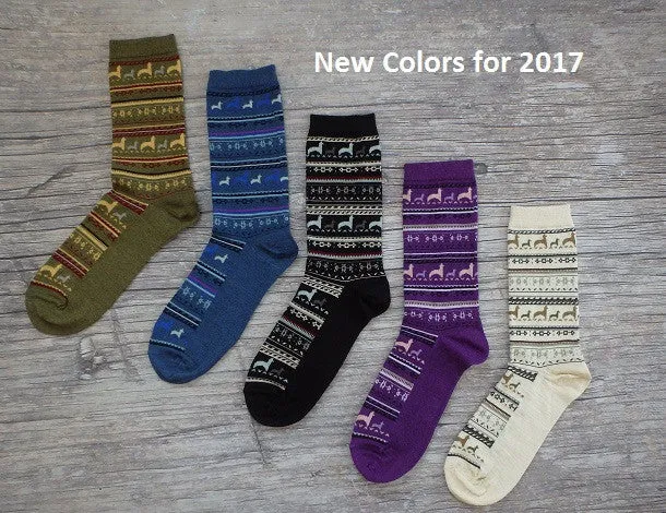 LW Dancing Alpaca Socks