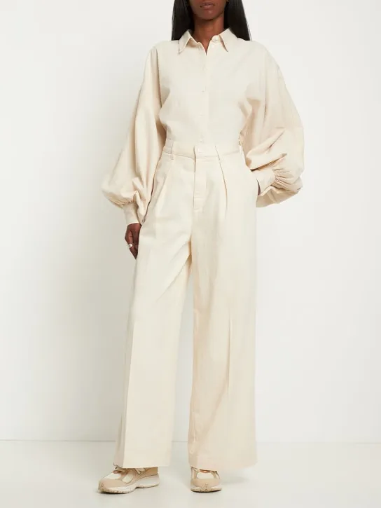 Made In Tomboy   Enea cotton denim wide leg jeans 