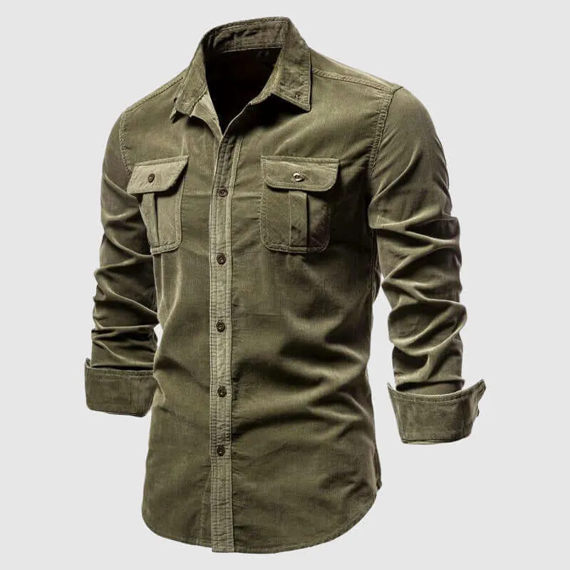 Men's Casual Long Sleeve Shirt: Breathable & Stylish