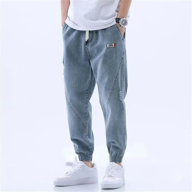 Men's Elasticated Comfort Trousers: Breathable & Stylish