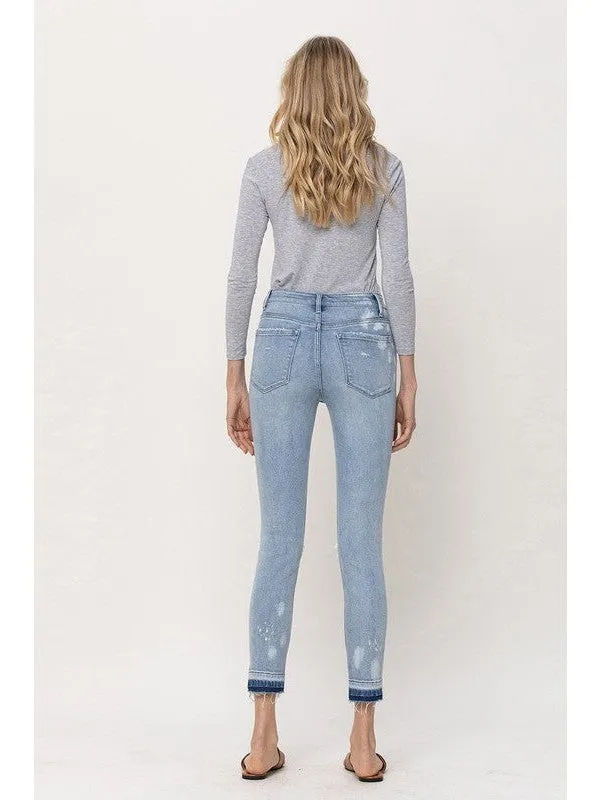 MID RISE CROP SKINNY