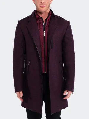 Peacoat Captain Red