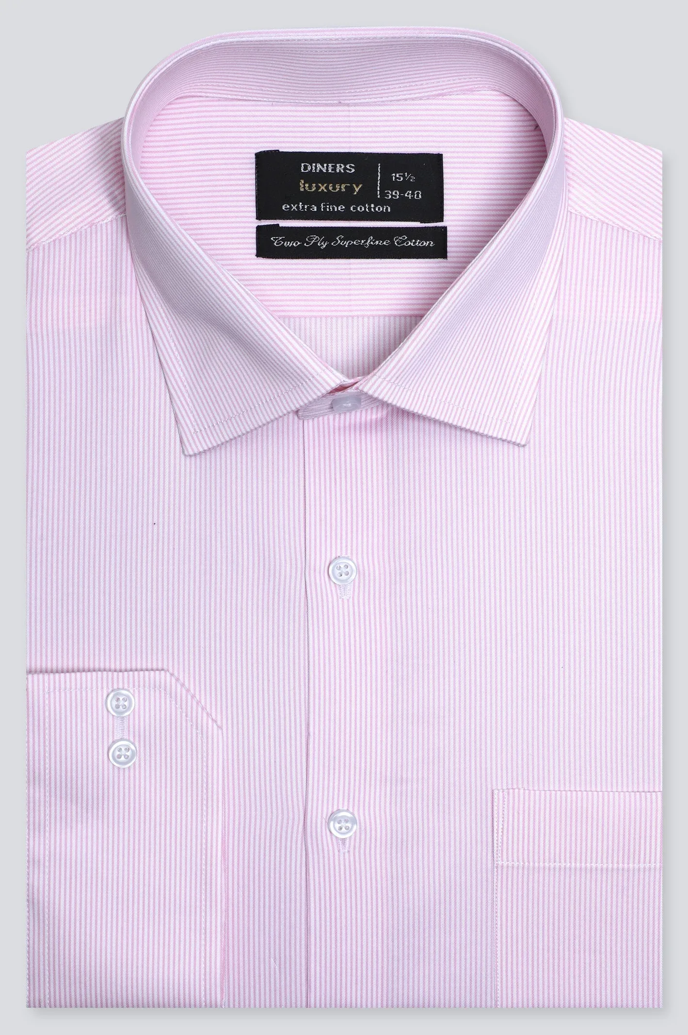 Pink Pin Stripes Formal Shirt