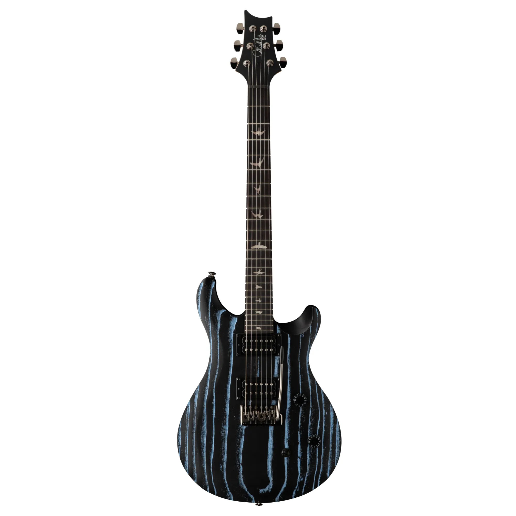 PRS SE Swamp Ash CE 24 Limited Edition Electric Guitar, Sandblasted Blue
