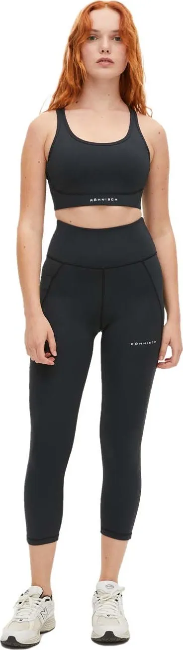 Röhnisch Women&#x27;s Flattering High Waist 7/8 Tights Black | Buy Röhnisch Women&#x27;s Flattering High Waist 7/8 Tights Black here | Outnorth