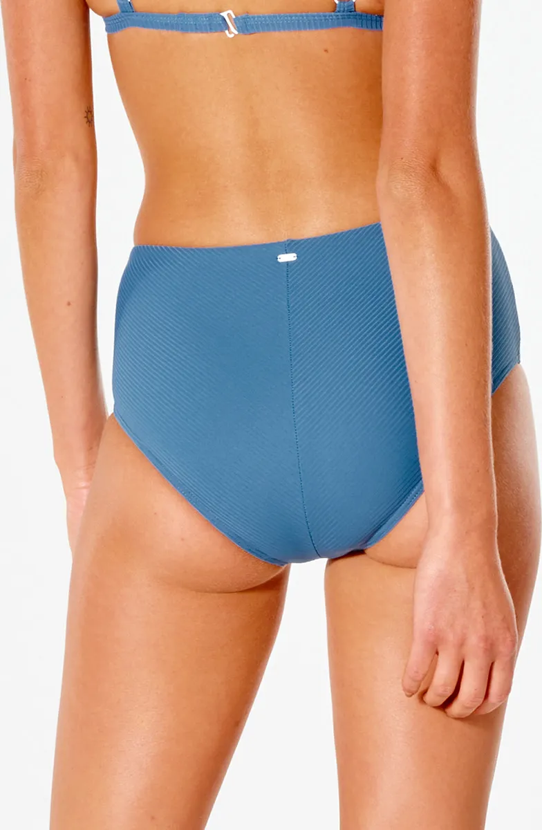 Rip Curl Women&#x27;s Wave Shapers High Waist Cheeky Dark Teal | Buy Rip Curl Women&#x27;s Wave Shapers High Waist Cheeky Dark Teal here | Outnorth