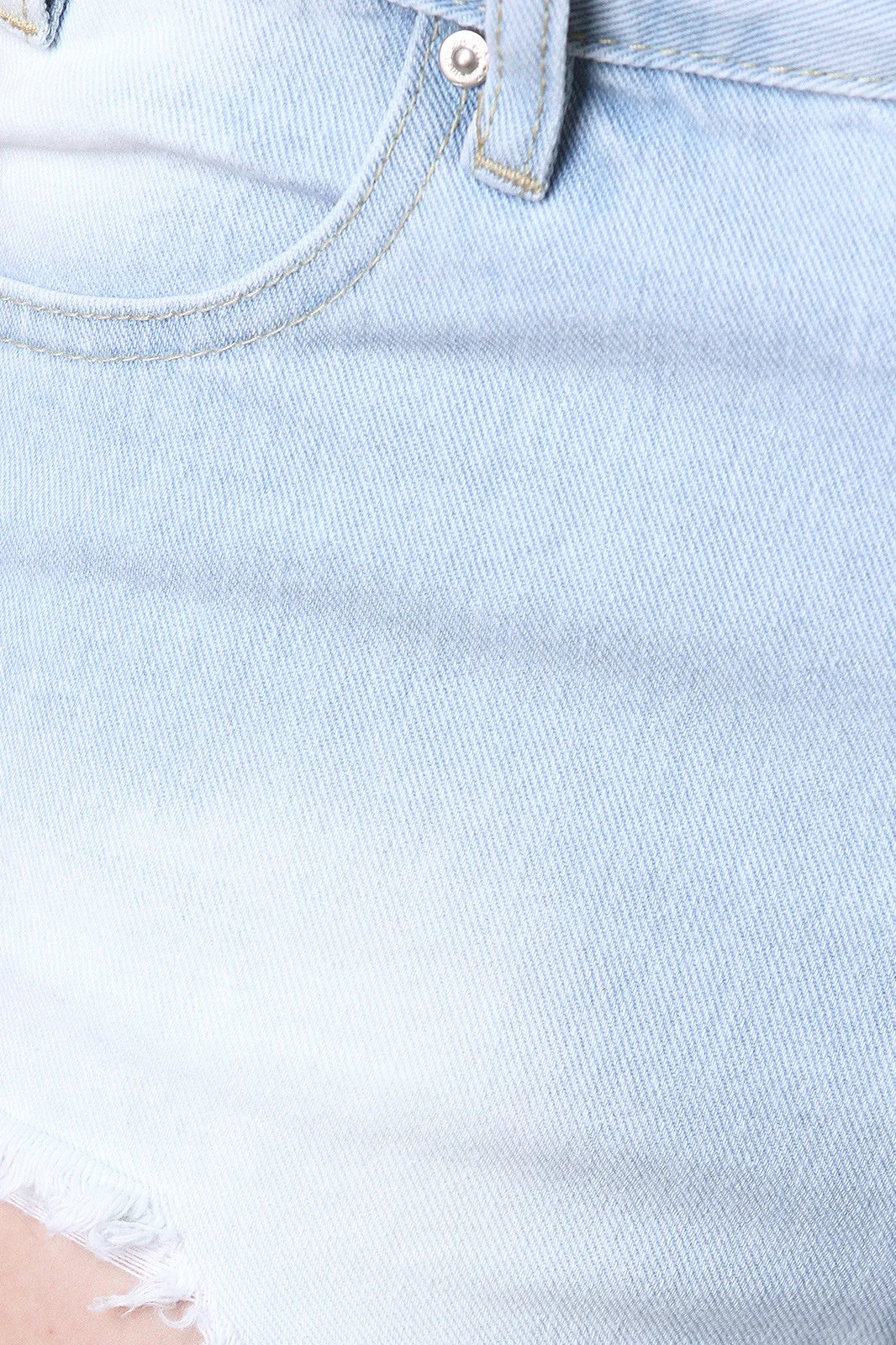 Ripped Faded Denim Crop Jeans