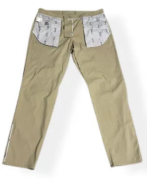 Rubynee Vintage Y2k Tommy Bahamas Cream Chinos Mens Trousers
