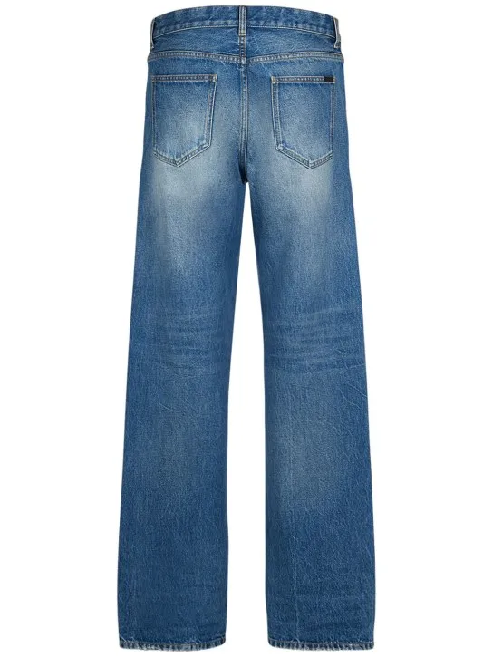Saint Laurent   Baggy cotton denim jeans 