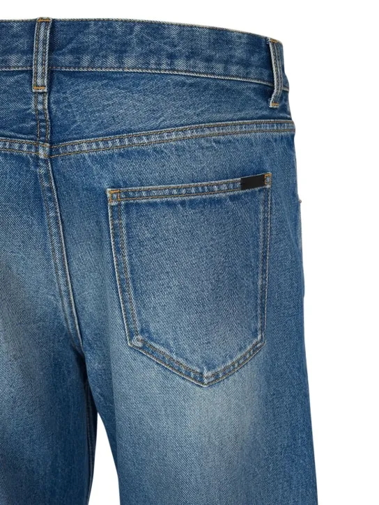 Saint Laurent   Baggy cotton denim jeans 