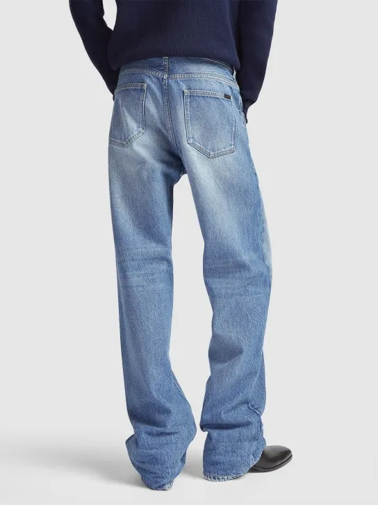 Saint Laurent   Baggy cotton denim jeans 