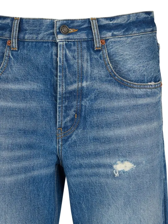 Saint Laurent   Baggy cotton denim jeans 