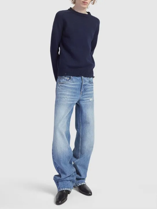 Saint Laurent   Baggy cotton denim jeans 