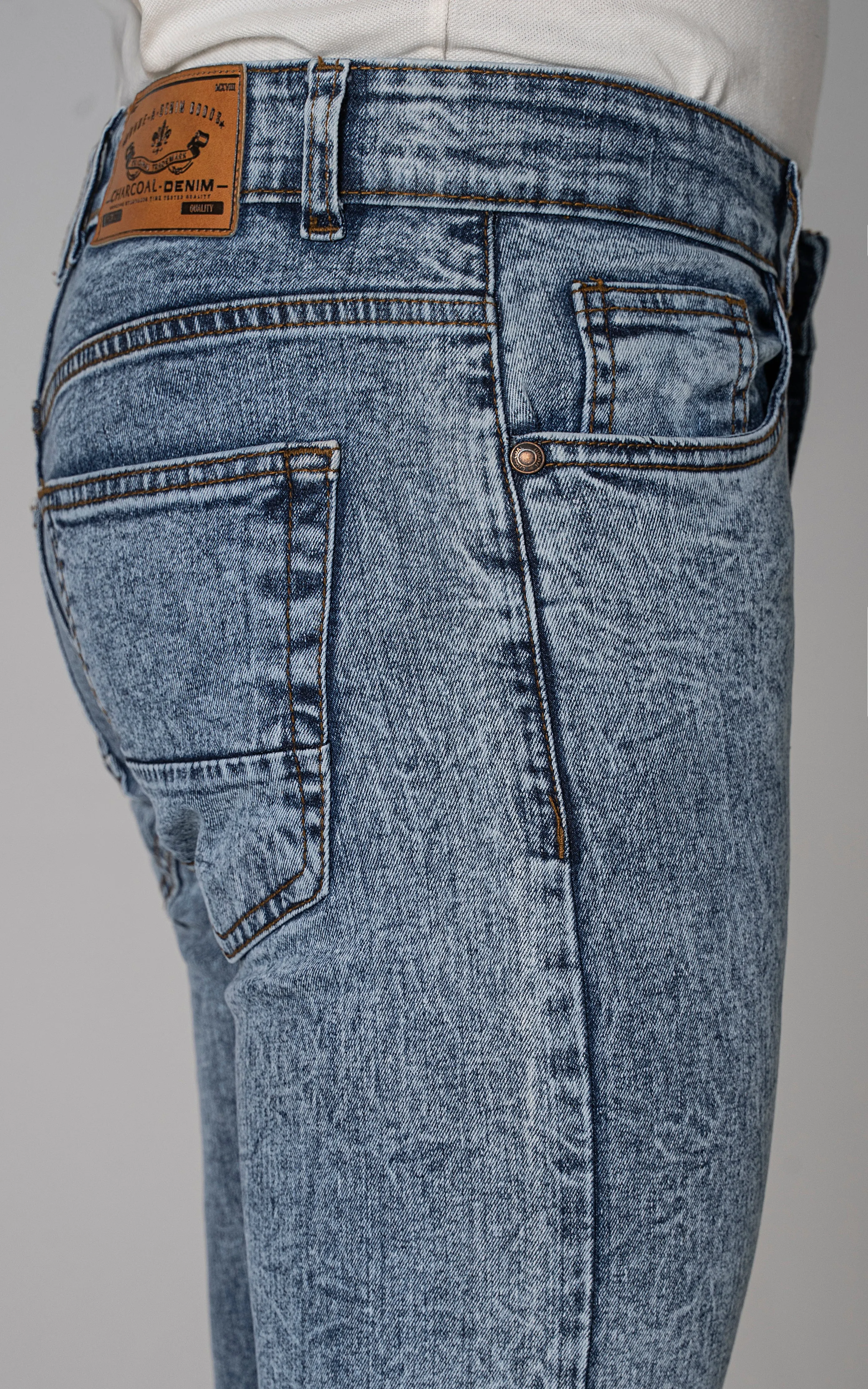 SKINNY LEG DENIM JEAN LIGHT BLUE