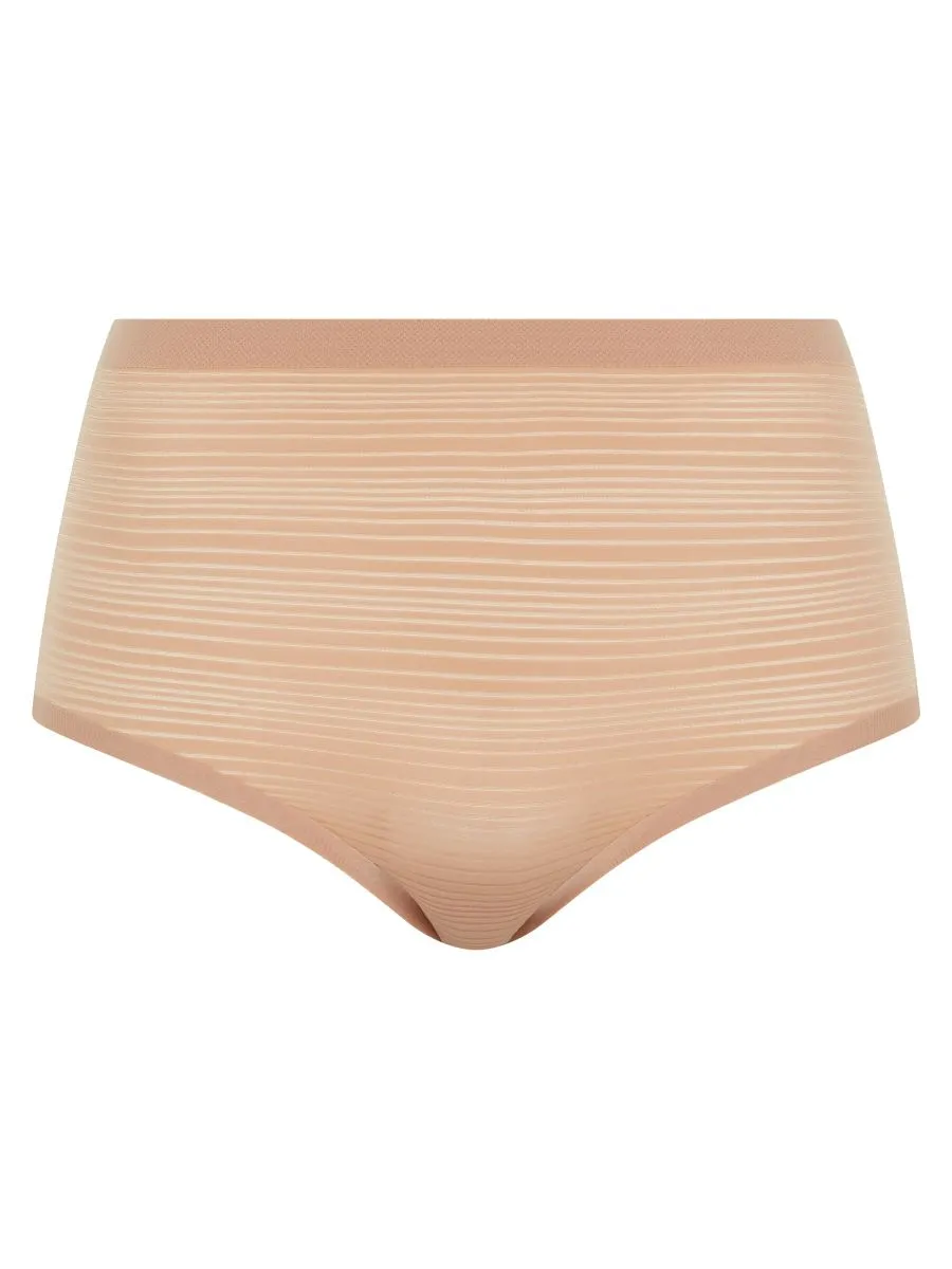 SoftStretch Stripes High Waist Brief