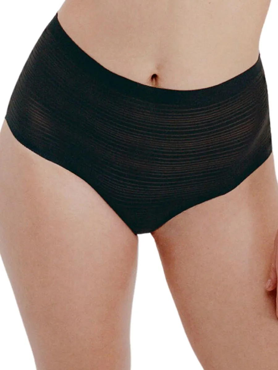 SoftStretch Stripes High Waist Brief