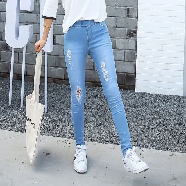 VenusFox Skinny Ankle Pencil Jeans