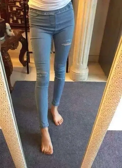 VenusFox Skinny Ankle Pencil Jeans