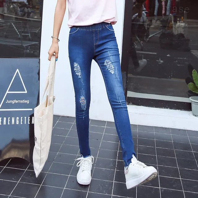VenusFox Skinny Ankle Pencil Jeans