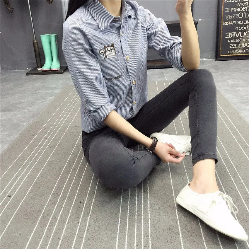 VenusFox Skinny Ankle Pencil Jeans