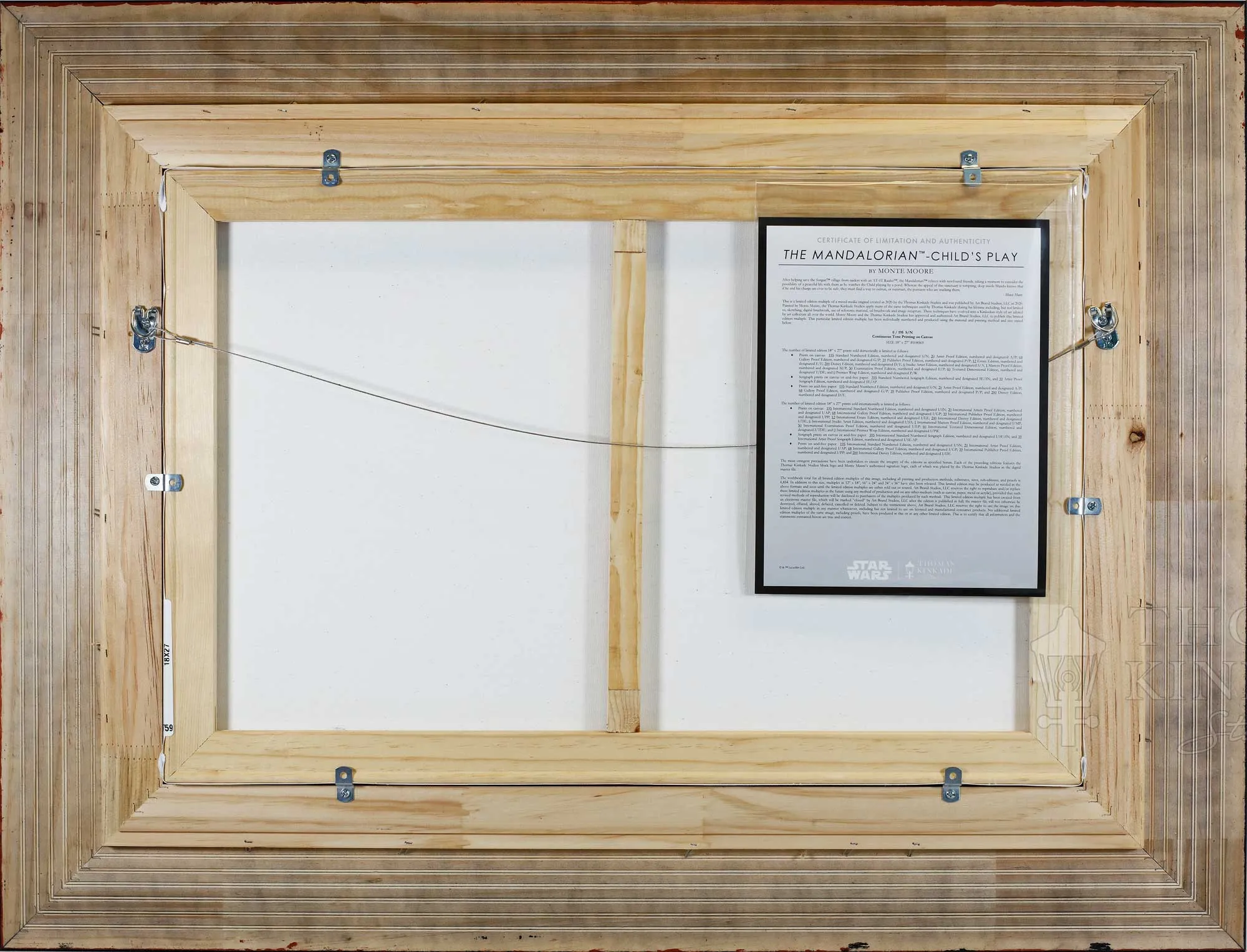You're My Only Hope - Framed Limited Edition Canvas (SN - Standard Number) - 27.5" x 36.5"