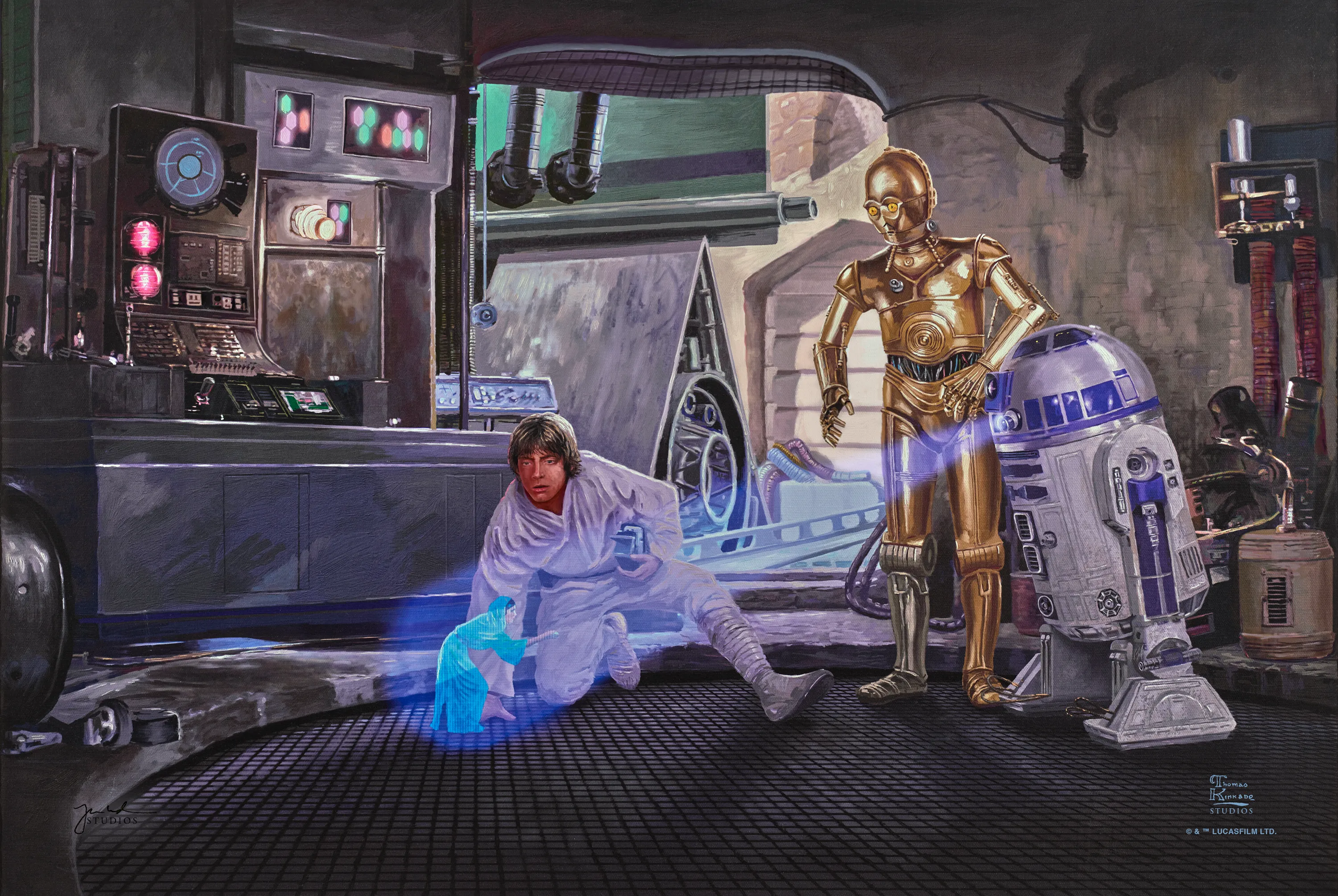 You're My Only Hope - Framed Limited Edition Canvas (SN - Standard Number) - 27.5" x 36.5"